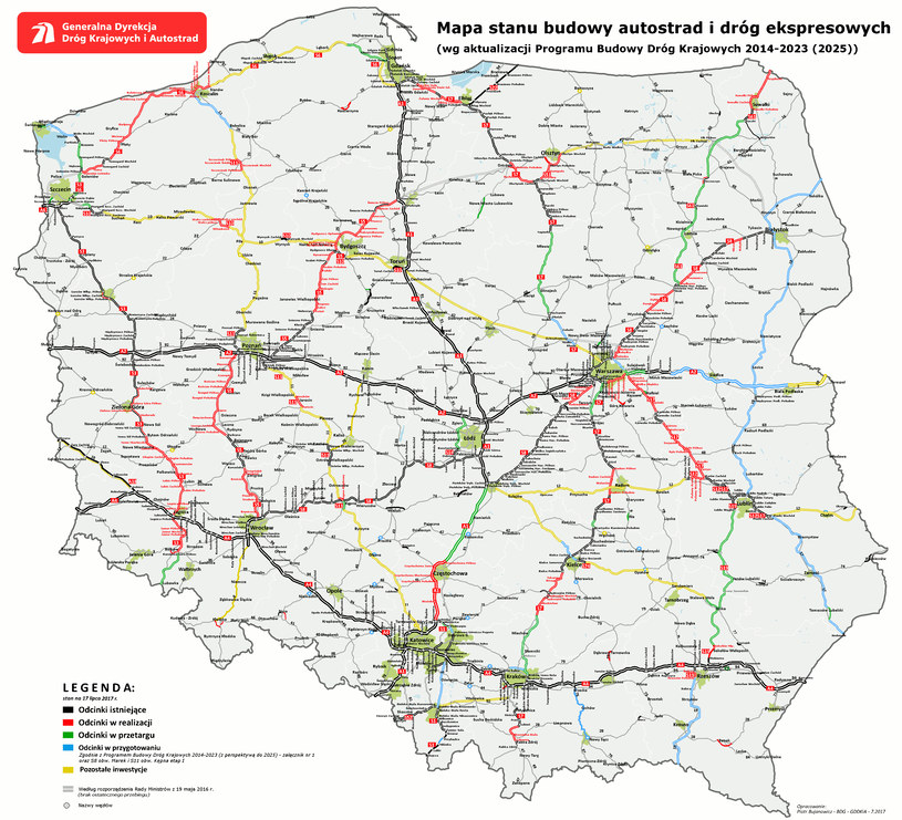 Plan drogowy dla Polski /Informacja prasowa