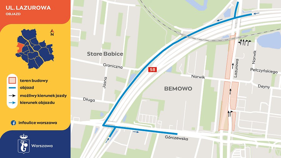 Plan objazdów /Materiały prasowe