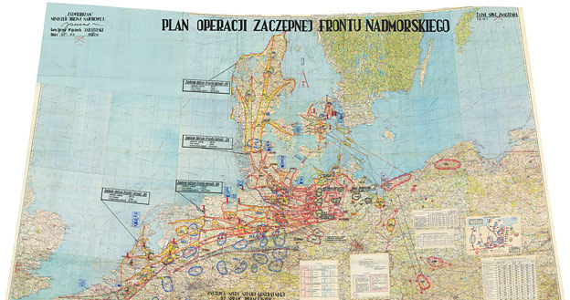 "Plan operacji zaczepnej frontu nadmorskiego" /fot. dzięki uprzejmości WIW /