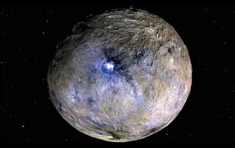 Planeta karłowata Ceres, którą uważa się za potencjalne źródło substancji organicznych znalezionych w obu meteorytach /materiały prasowe