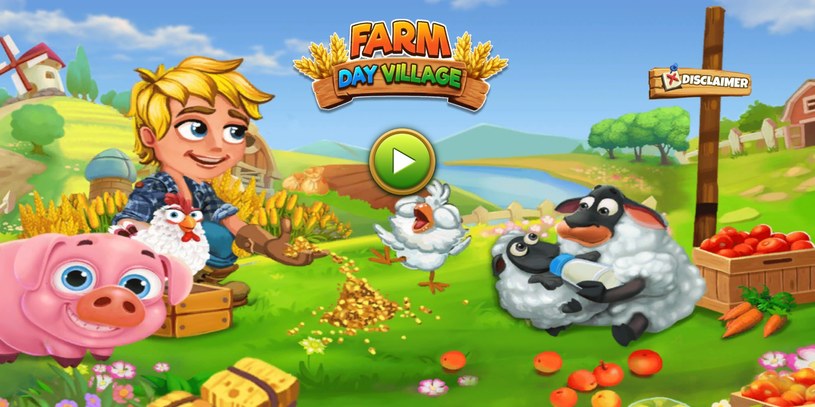 Plansza początkowa gry online za darmo Farm Day Village Farming Game /Click.pl