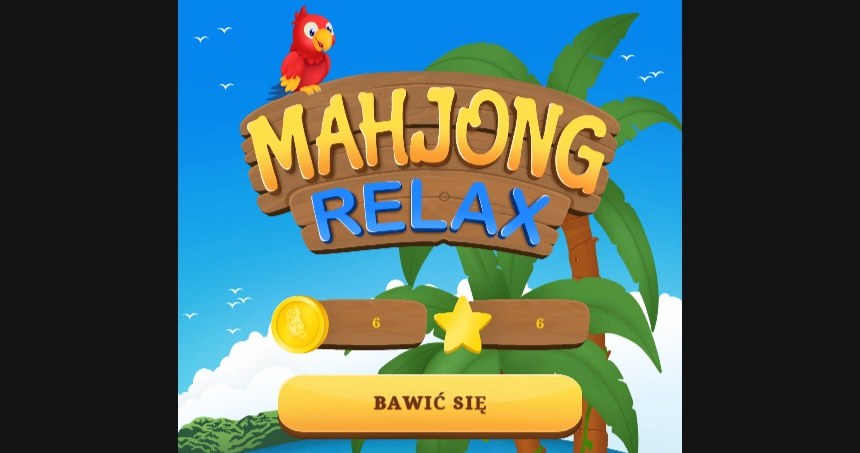 Plansza początkowa gry online za darmo Mahjong Relax /Click.pl