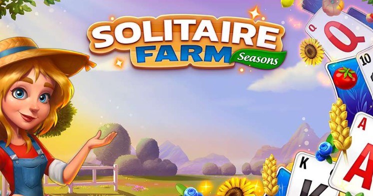 Plansza początkowa gry online za darmo Pasjans Solitaire Farm: Seasons /Click.pl