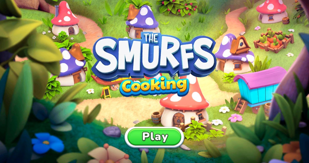 Plansza początkowa gry online za darmo The Smurfs Cooking /Click.pl