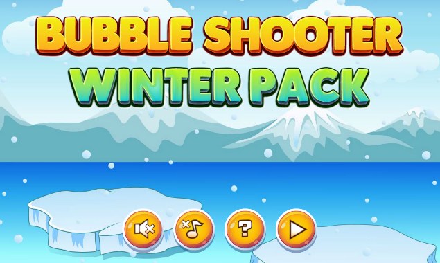 Plansza startowa gry kulki Bubble Shooter Winter Pack /Click.pl