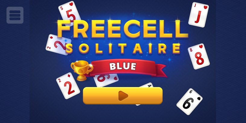 Plansza startowa gry online za darmo Freecell Solitaire Blue /Click.pl