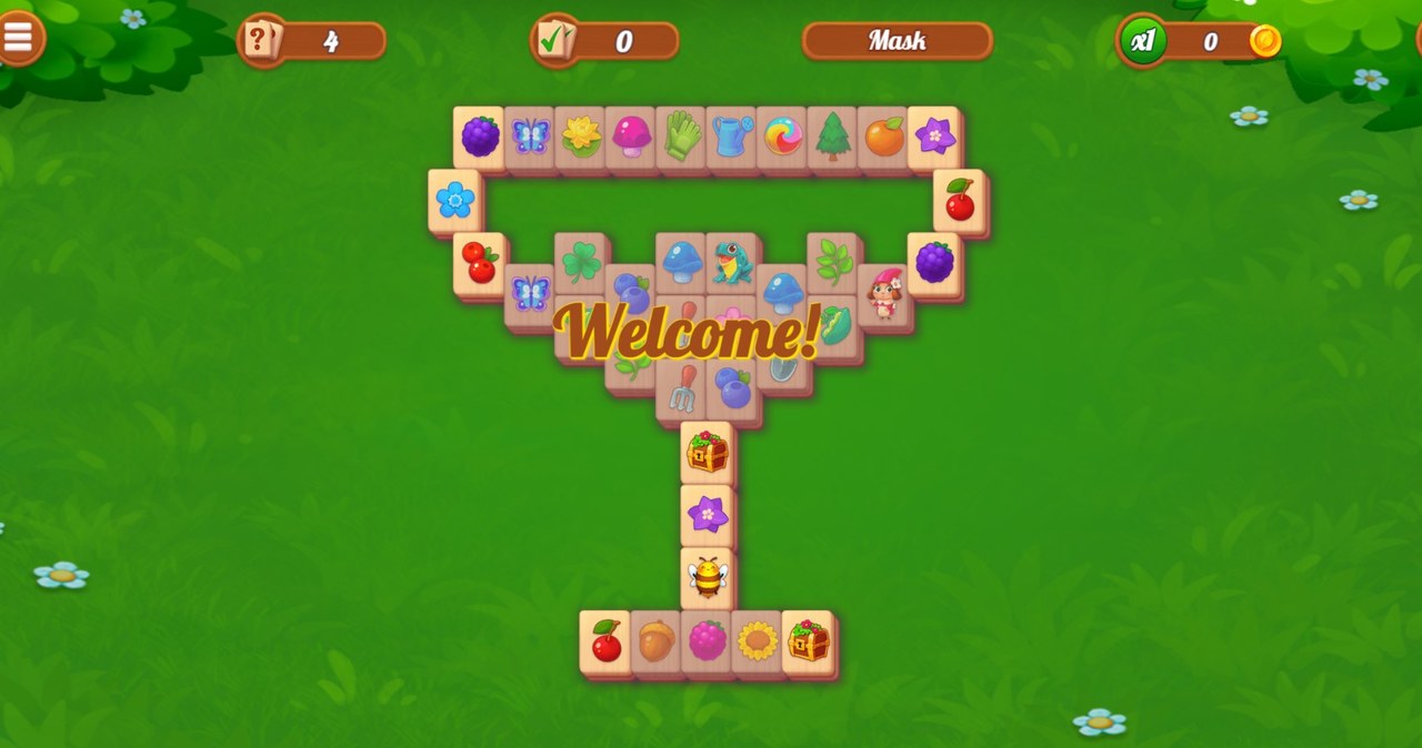 Plansza startowa gry online za darmo Garden Tales Mahjong /Click.pl