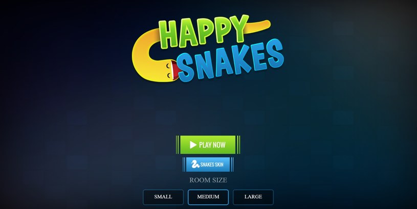 Plansza startowa gry online za darmo Happy Snakes /Click.pl