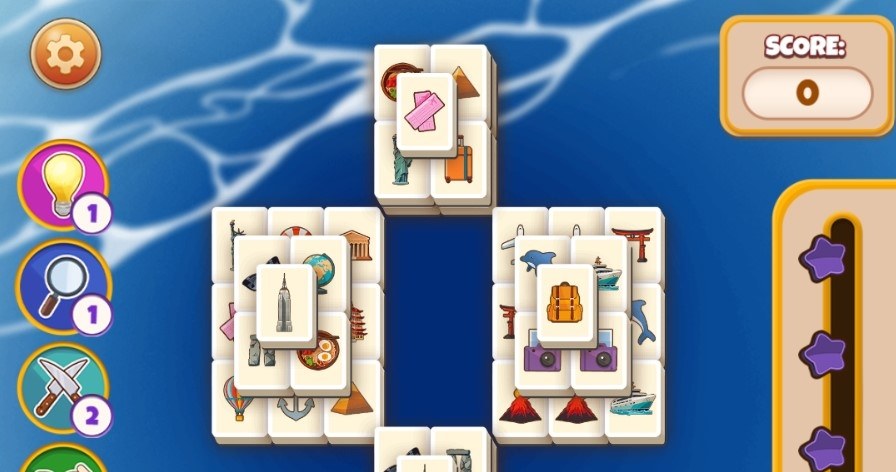 Plansza startowa gry online za darmo Mahjong Holiday /Click.pl