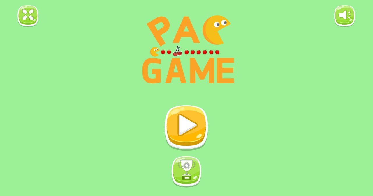 Plansza startowa gry online za darmo Pac Game /Click.pl