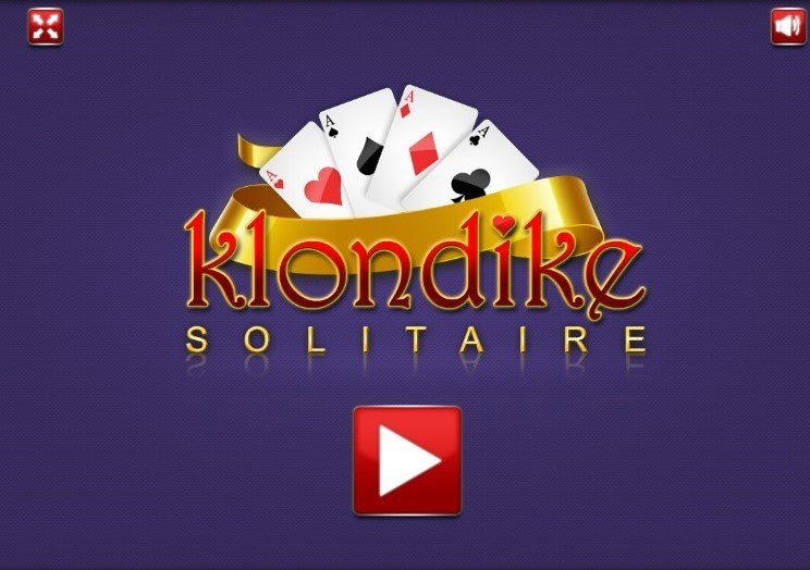 Plansza startowa gry online za darmo Pasjans Classic Klondike Solitaire /Click.pl