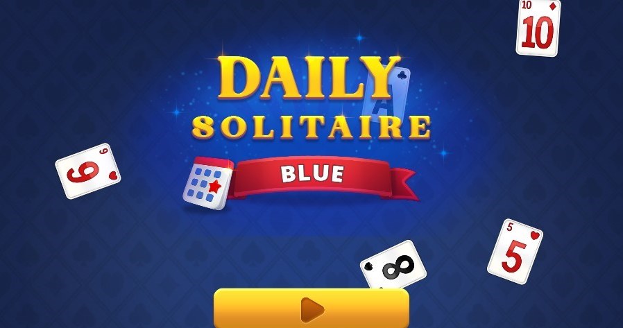 Plansza startowa gry online za darmo Pasjans Daily Solitaire Blue /Click.pl