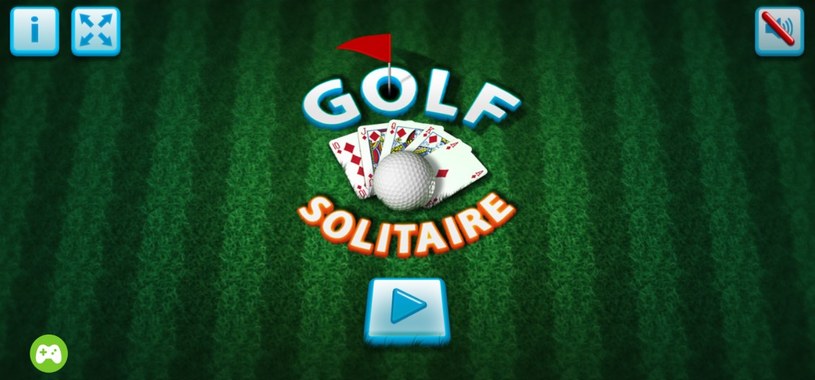 Plansza startowa gry online za darmo Pasjans Golf Solitaire /Click.pl