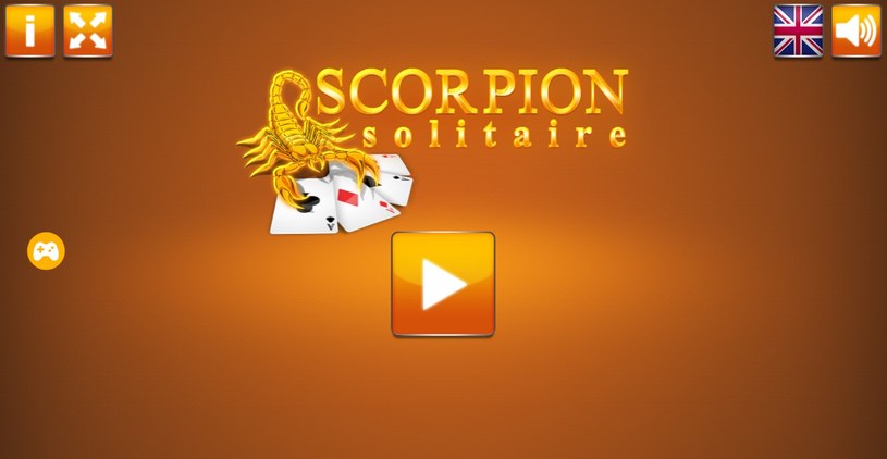 Plansza startowa gry online za darmo Pasjans Scorpion Solitaire /Click.pl