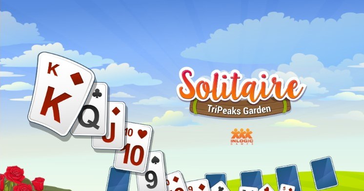 Plansza startowa gry online za darmo Pasjans Solitaire TriPeaks Garden /Click.pl