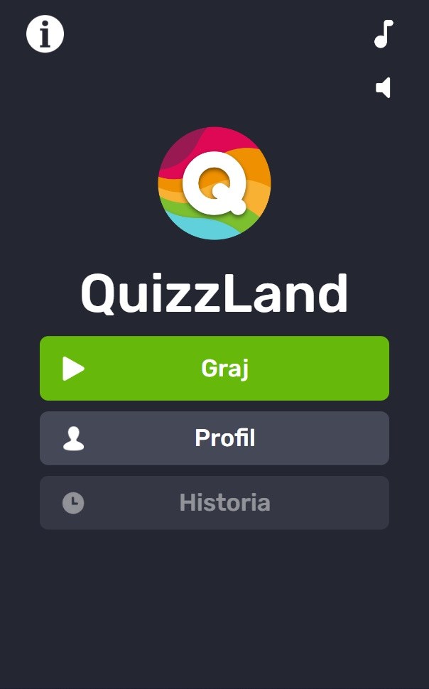 Plansza startowa gry online za darmo Quizzland /Click.pl