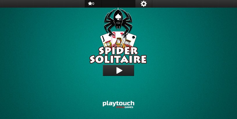 Plansza startowa gry online za darmo Spider Solitaire 2 /Click.pl