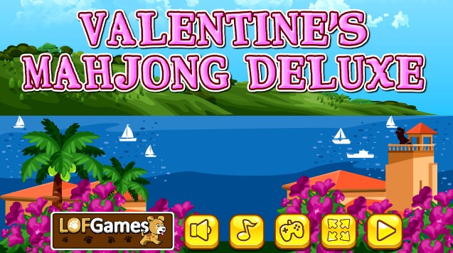 Plansza startowa gry online za darmo Valentines Mahjong Deluxe /Click.pl