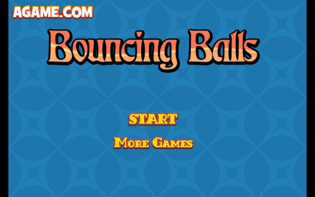 Plansza startowa gry w kulki Bouncing Balls