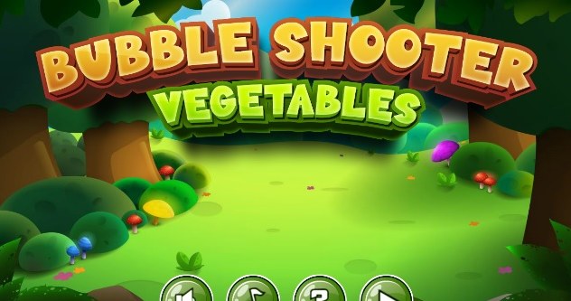 Plansza startowa gry w kulki za darmo Bubble Shooter Vegetables /Click.pl