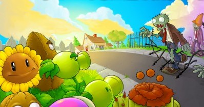 Plants vs Zombies - ekran główny gry /Informacja prasowa