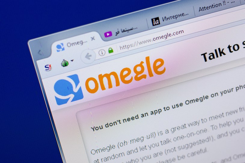 Platforma Omegle została udostępniona użytkownikom na całym świecie i korzystać z niej może każdy /123RF/PICSEL
