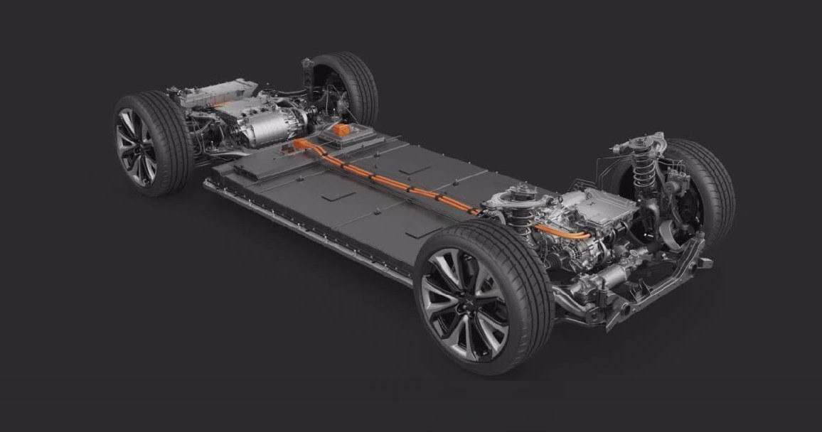 Platforma Xpeng Edward służąca do budowy modeli G9 i P7 /fot: Xpeng /