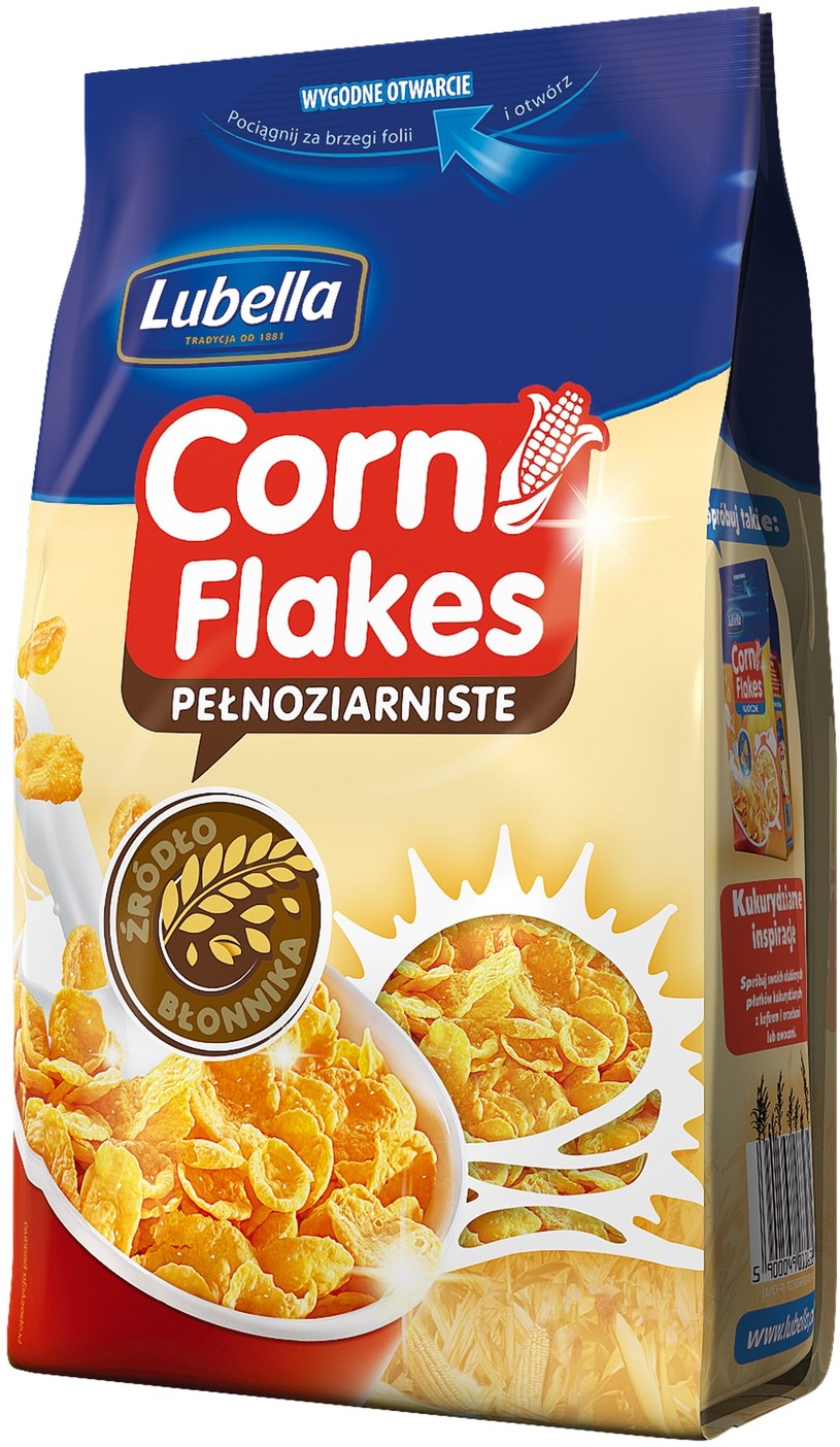 Płatki Corn Flakes pełnoziarniste /materiały prasowe