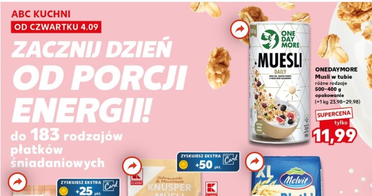 Płatki śniadaniowe w Kaufland /Kaufland /INTERIA.PL