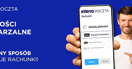 Płatności powtarzalne BLIK w usłudze Rachunki Interia Poczta /INTERIA.PL