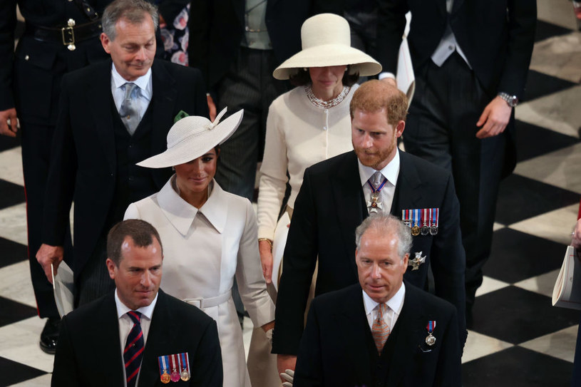 Platynowy Jubileusz Królowej Elżbiety Harry z Meghan / Dan Kitwood / Staff /Getty Images