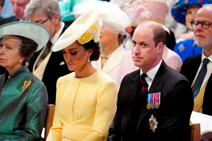 Platynowy Jubileusz Królowej Elżbiety - Kate i William. Ich miny mówią wszystko /WPA Pool / Pool /Getty Images