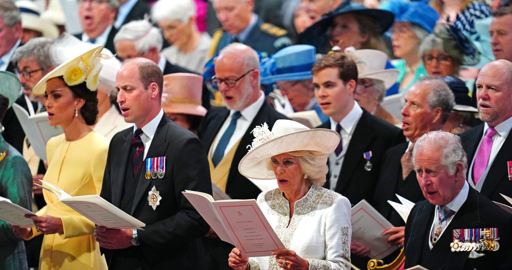 Platynowy Jubileusz Królowej Elżbiety - Kate, William, Camilla i Karol /WPA Pool / Pool /Getty Images