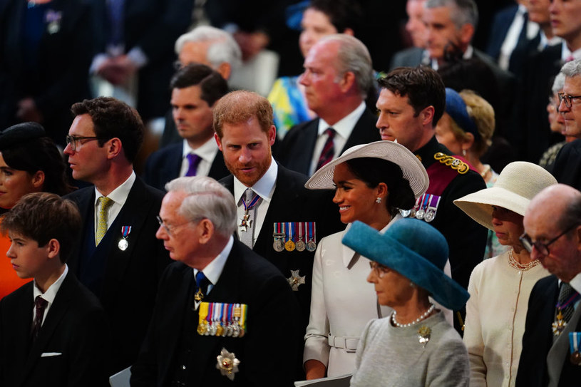 Platynowy Jubileusz Królowej Elżbiety - Meghan i Harry /WPA Pool / Pool /Getty Images