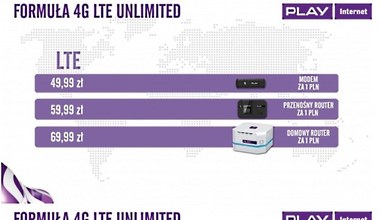 Play - nowa oferta z LTE bez limitów