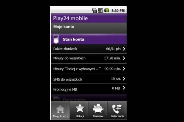 Play24 - aplikacja do zarządzania swoim kontem w sieci Play /gizmodo.pl