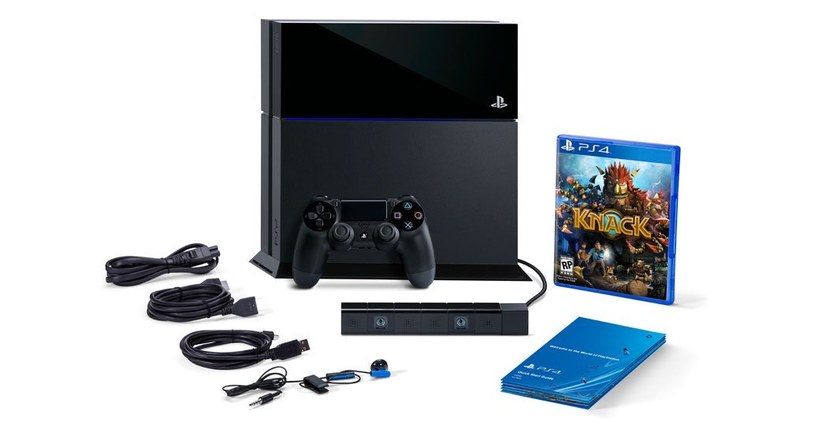 PlayStation 4 - opisywany w materiale zestaw z kamerą i grą Knack /materiały prasowe