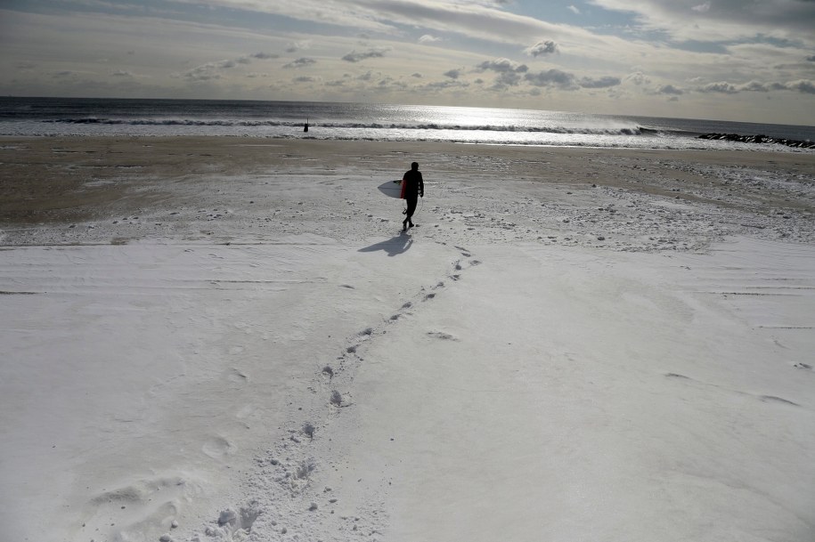 Plaża Rockaway /ANDREW GOMBERT /PAP/EPA