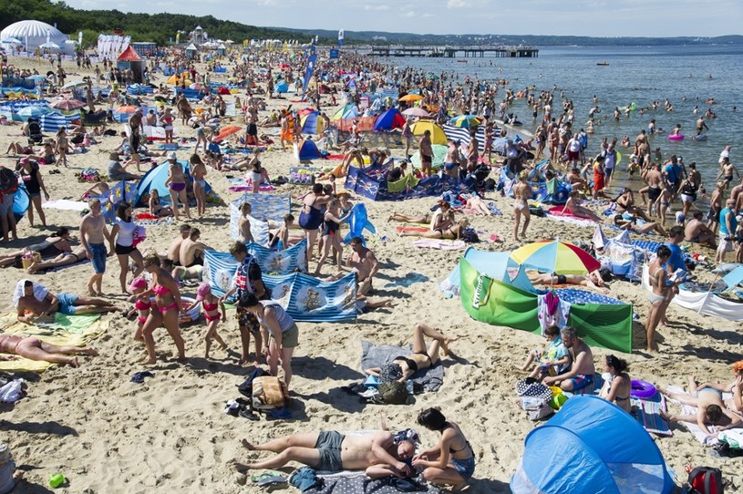 Plaża w Brzeźnie /Wojciech Strozyk/ /Reporter