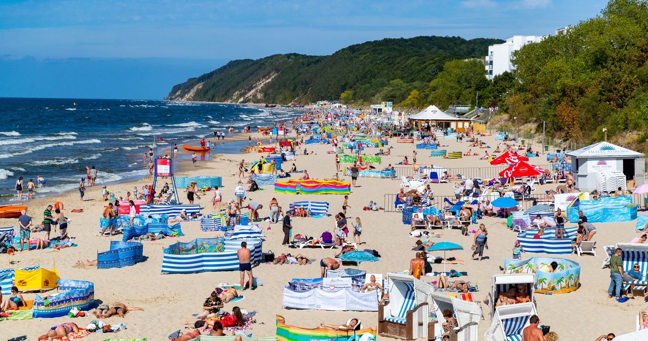 Plaża w Międzyzdrojach /Robert Stachnik /Reporter