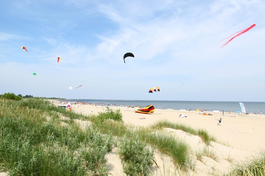 Plaża w Mikoszewie /Piotr Wittman /PAP