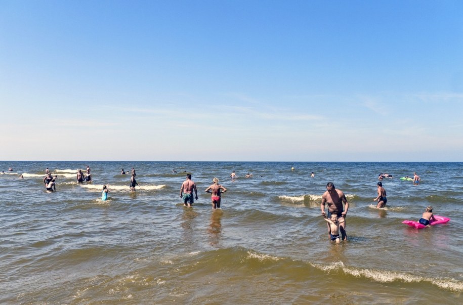 Plaża w Rewalu w Zachodniopomorskiem /Jerzy Ochoński   /PAP