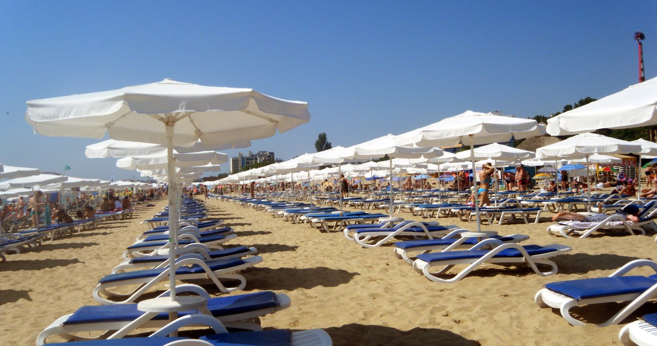 Plaża w Slonecznym Brzegu /INTERIA.PL