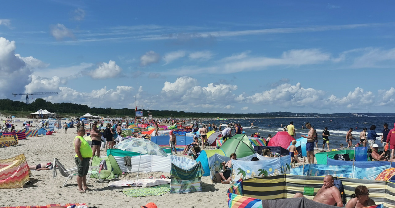 Plaża w Świnoujściu zachwyca turystów nie od dziś /LUKASZ SOLSKI /East News