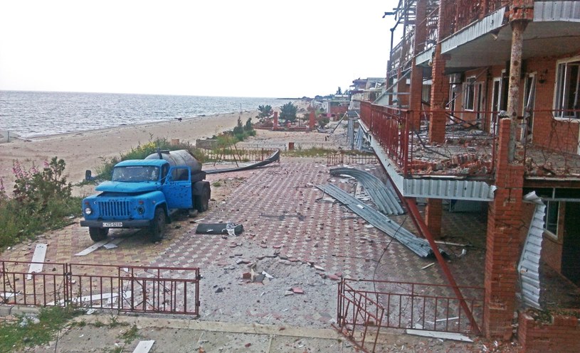 Plaża w Szyrokino... /Marcin Ogdowski /INTERIA.PL