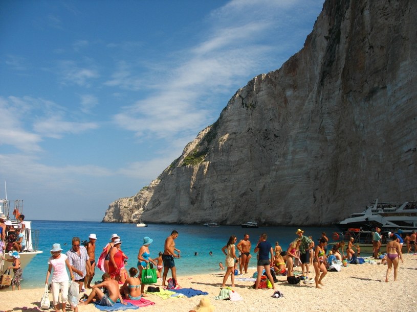 Plażowicze w Zatoce Wraku /mim /INTERIA.PL