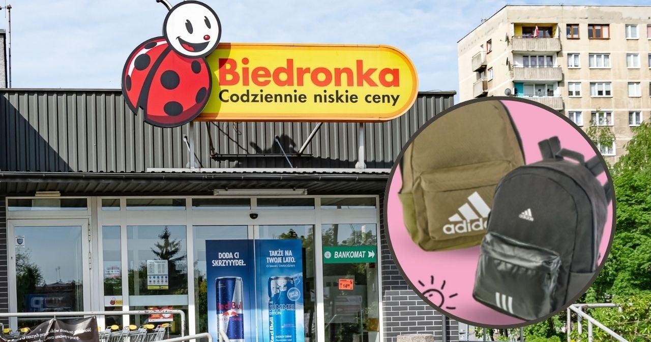 Plecaki Adidas w niskiej cenie w Biedronce! /adobestock/Biedronka /INTERIA.PL