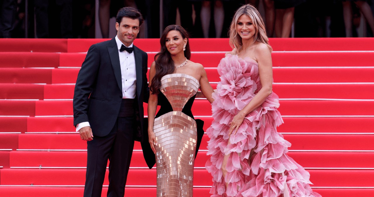 Plejada gwiazd na czerwonym dywanie w Cannes - Carlos Sainz, Eva Longoria, Heidi Klum /Deadline / Contributor /Getty Images