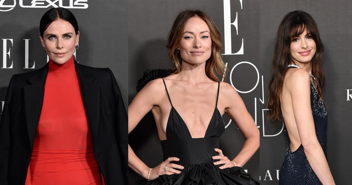 Plejada sław na elitarnym przyjęciu: wydekoltowana Olivia Wilde, elegancka Kristen Bell /Getty Images