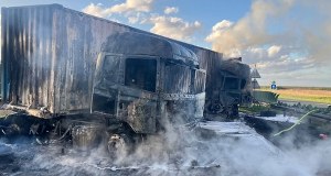 Płomienie i śmierć na A1. Koszmarny wypadek pod Pelplinem